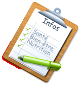 Infos  Nutrition Santé Bien-être